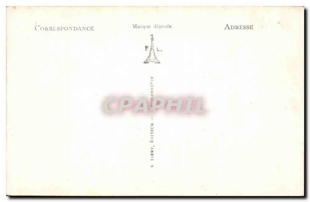 Alpes pitorescos — Vale da Ubaye, Pont du Chateleur (101 m. de altura) — F. L. — R. Tarray, editor - Verso