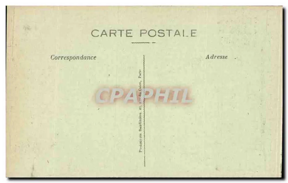 Kościół w Tracy-le-Val — Ruiny po 1917 — Phot-Express, Wisy Paris - Rewers