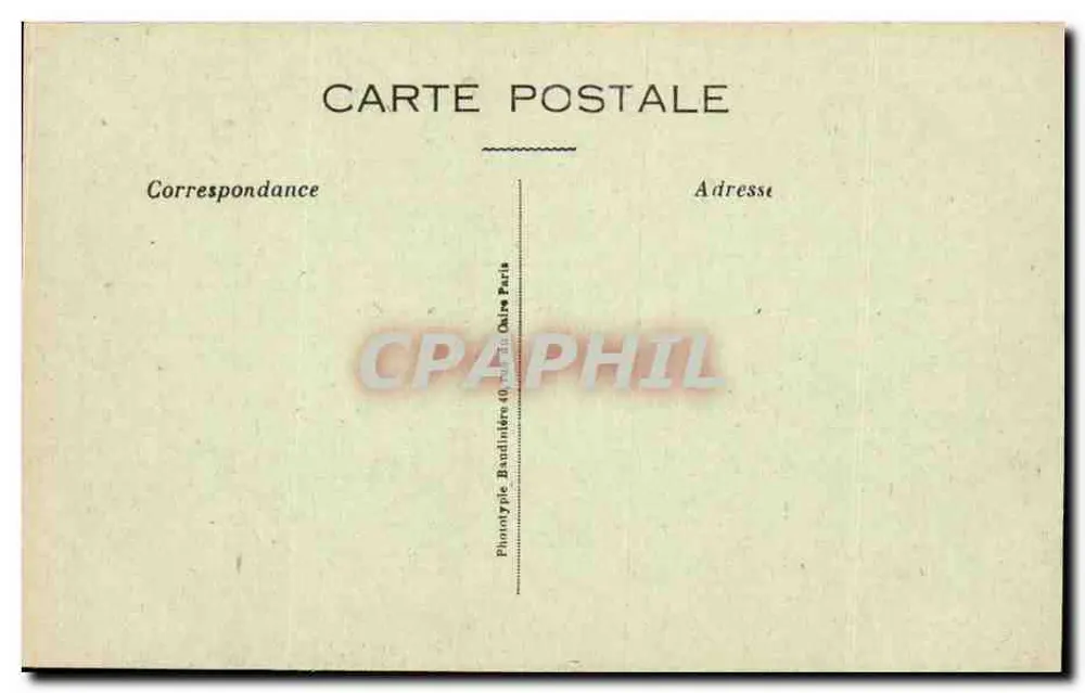ट्रेसी-ले-वाल (ओइस) — 1917 में नष्ट हुई चर्च — फोटोटाइप बैंडिंटियर, पेरिस - पीछे