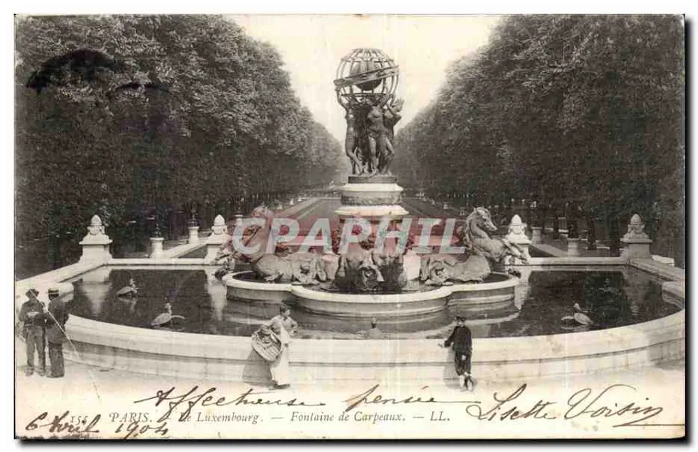 Paris - Luxembourg-Garten — Fontäne Carpeaux — LL - Vorderseite
