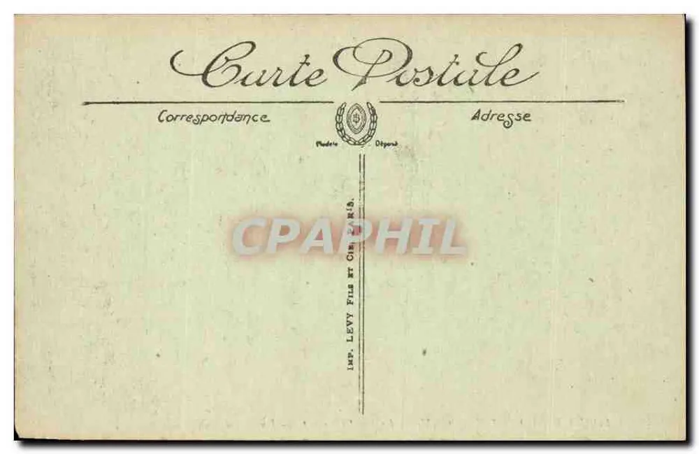 Wald von Fontainebleau — Mont Chauvet — Gesamtaufnahme — n°428 - Rückseite