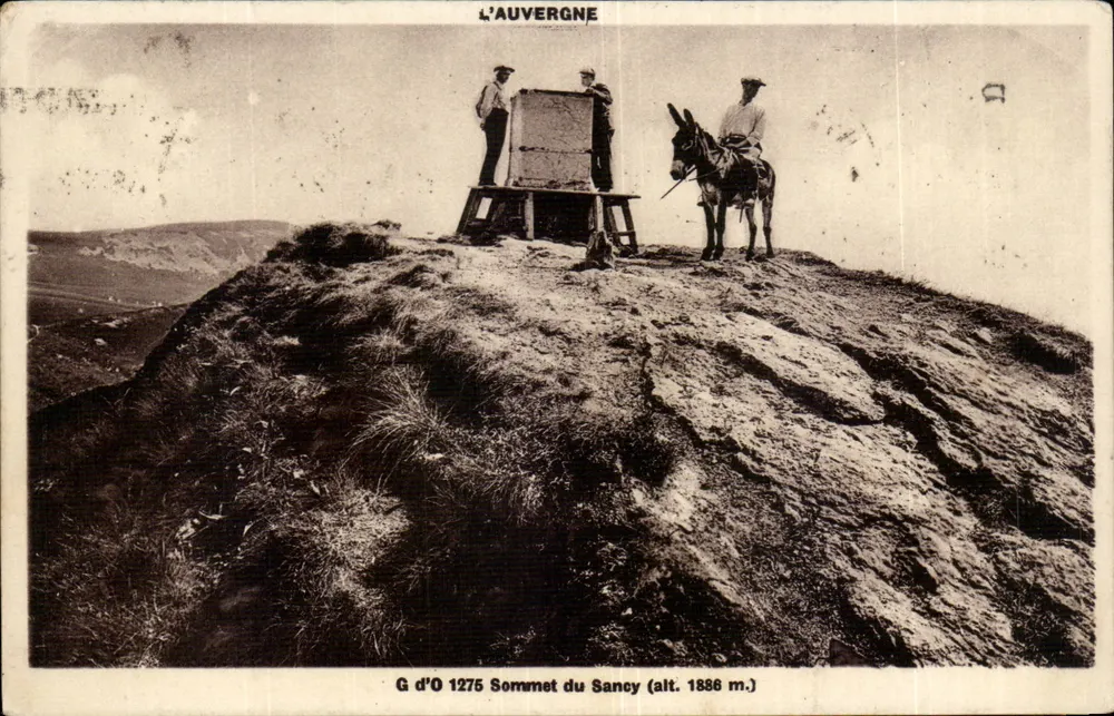 Cume do Sancy — vista panorâmica — J. Gouitpanaès, editor, n° 1275 - Frente