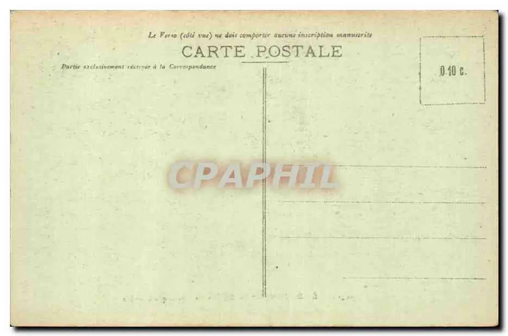 Forêt de Fontainebleau — La Roche qui Tremble — Verlag impr. L. R. (Nr. 92) - Rückseite