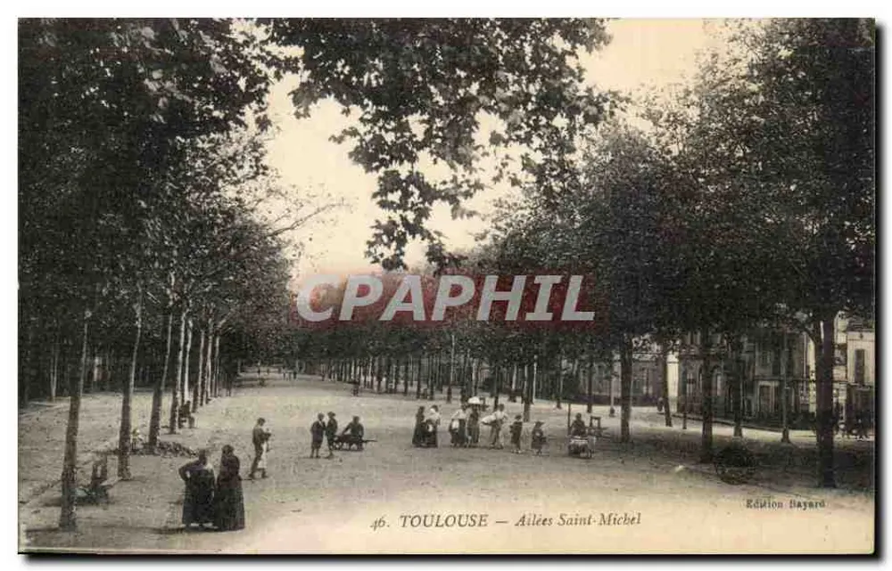Toulouse — Allées Saint-Michel — Édition Bayard n°46 - Frente