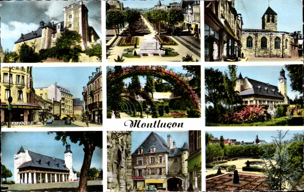 Montluçon — vista panorâmica — Réal Photo, n°1772 - Frente