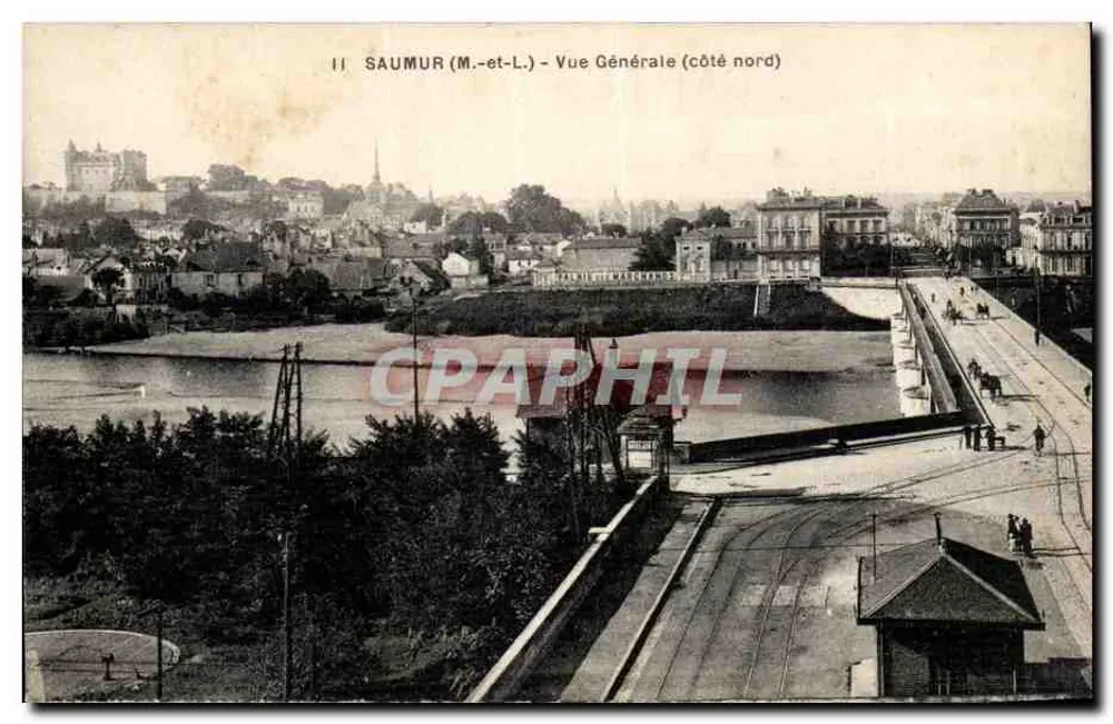 Saumur (M.-et-L.) - Ogólny widok (strona północna) - Awers