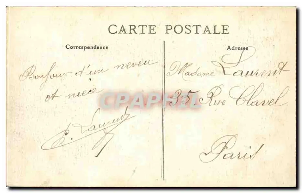 LYON — Vista geral tirada de Fourvière — E. R. — n° 102 - Verso