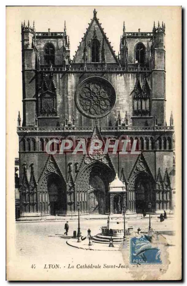 LYON - A Catedral de São João — editor Art et Artisanat Létellien, n°47 - Frente