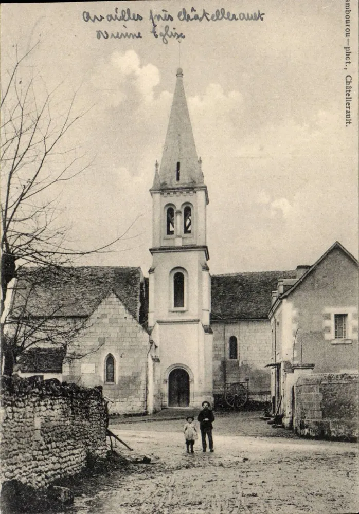 Availles-Châtellerault — Igreja — Ambourou-Phot, Châtellerault - Frente