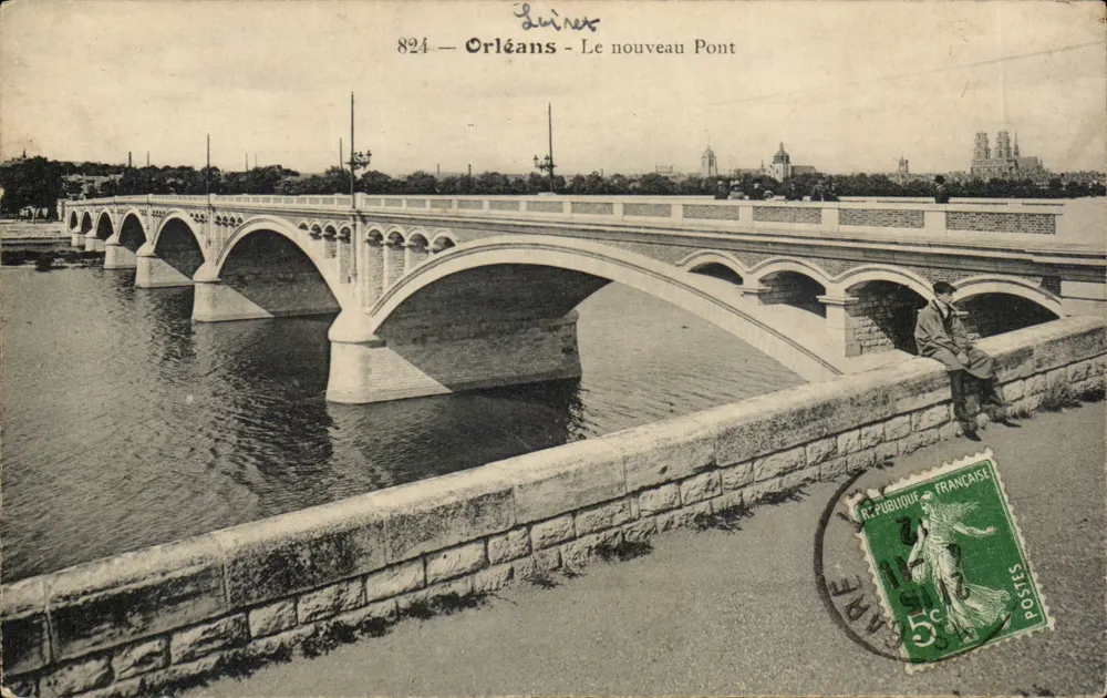 Orléans - O novo Ponte — editor Leuiner, n° 824 - Frente