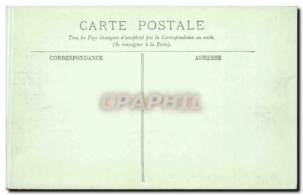 Orléans — La Préfecture — LL. - Verso