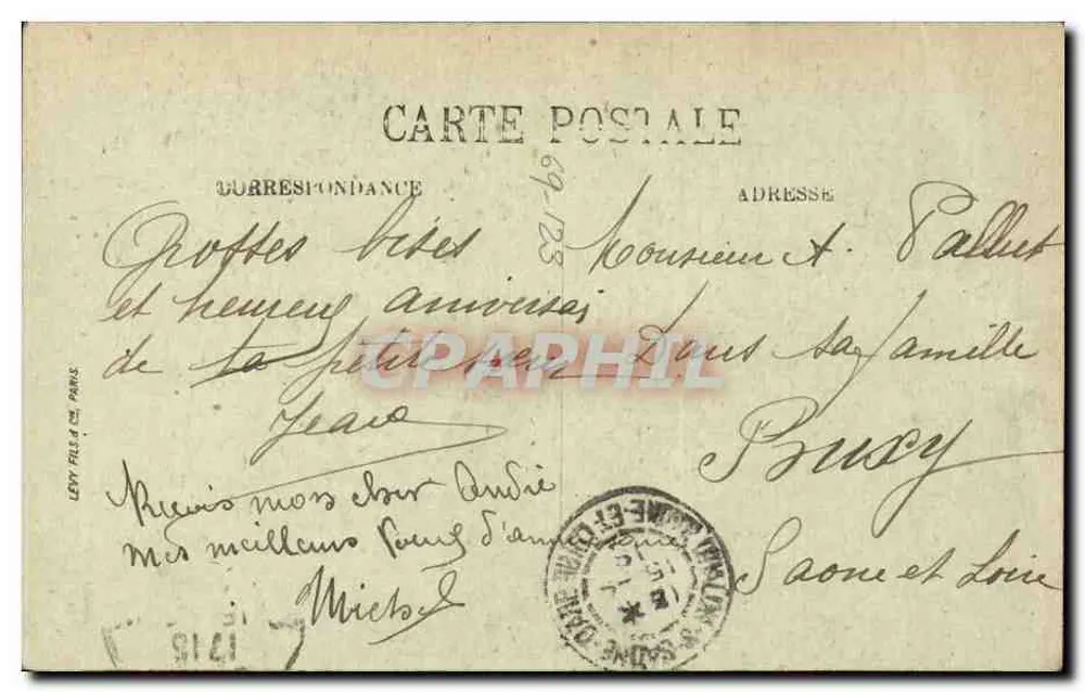 LYON — A Catedral São João — LL. — n°47 - Verso