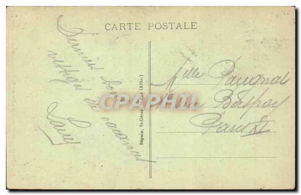 LYON - Apsis der Kathedrale Saint-Jean und Fourvière — Verlag Idéal, Nr. 21 - Rückseite