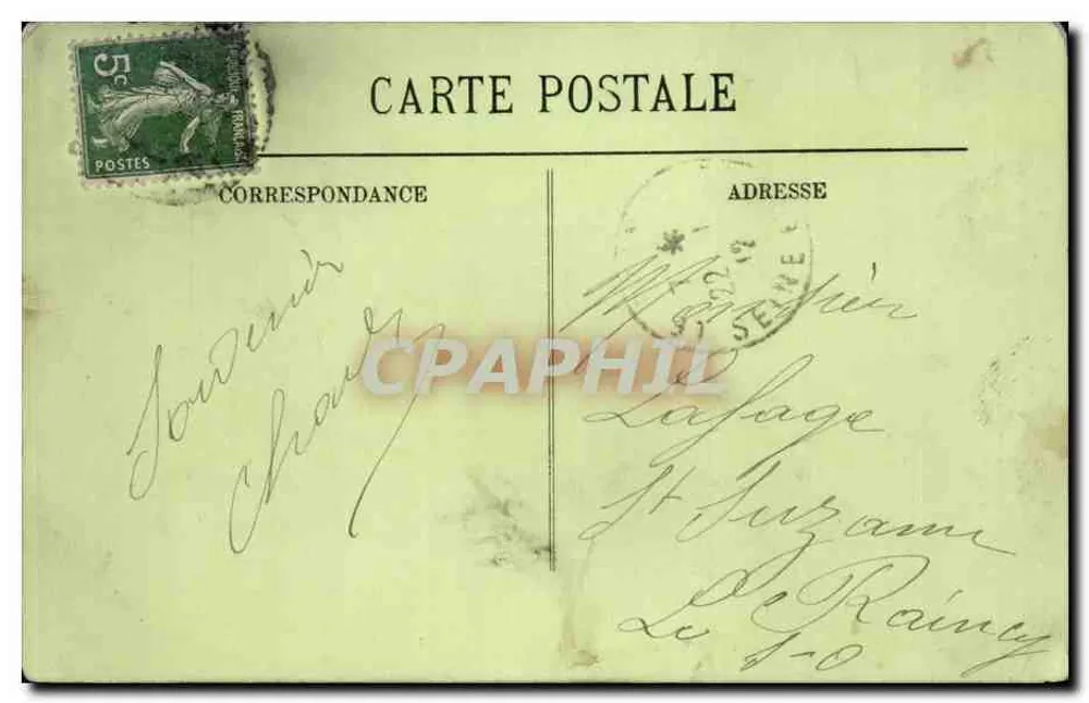 LYON — Praça e Rua da República — LL. n° 466 - Verso