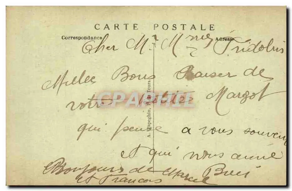 Orléans — A Catedral Ste-Croix — A.P. n°19 - Verso