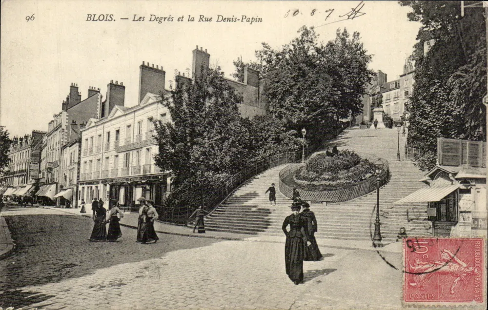 Blois — Die Treppen und Rue Denis-Papin — Le Peil, n°96 - Vorderseite
