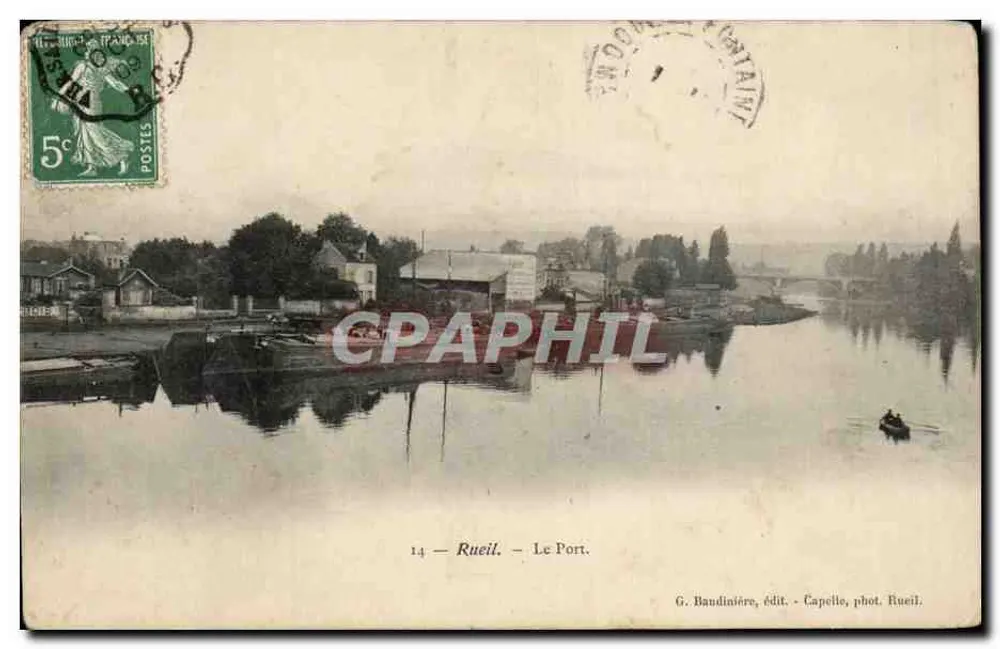 Rueil - Der Hafen — G. Baudinière, Verlag - Capelle, Fotografie Rueil - Vorderseite