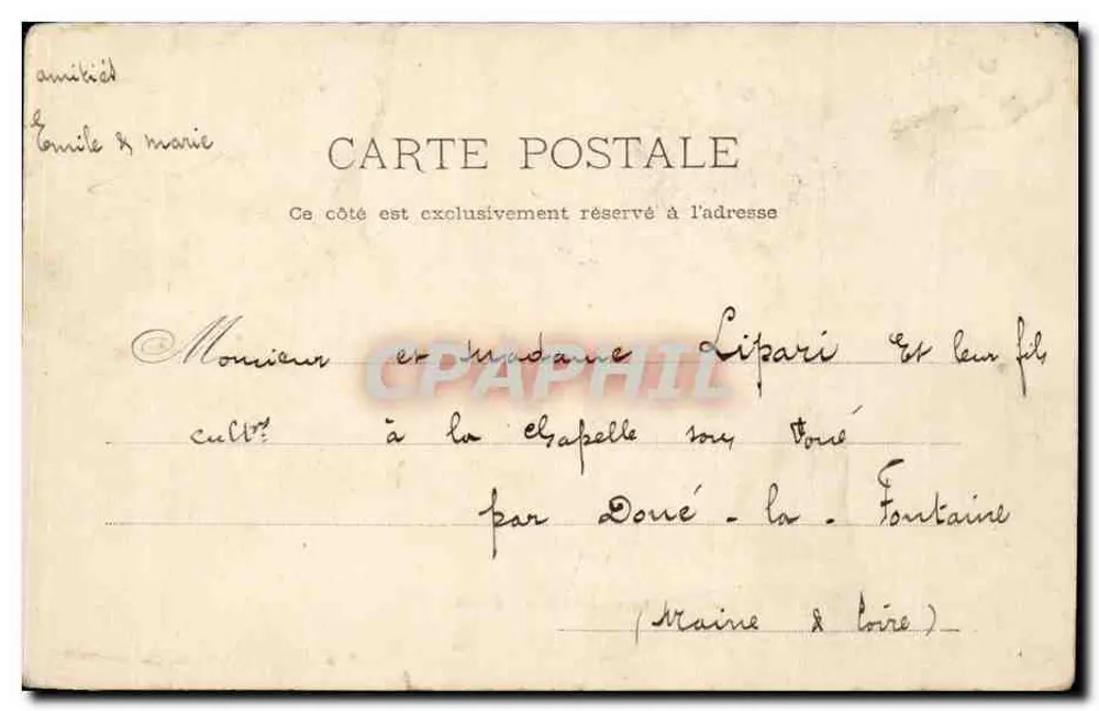Rueil - Der Hafen — G. Baudinière, Verlag - Capelle, Fotografie Rueil - Rückseite