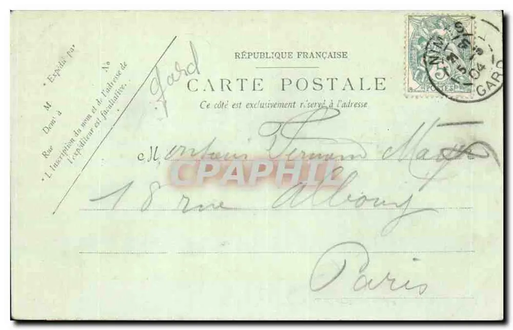 Nîmes — Porte d'Auguste — LL - Verso