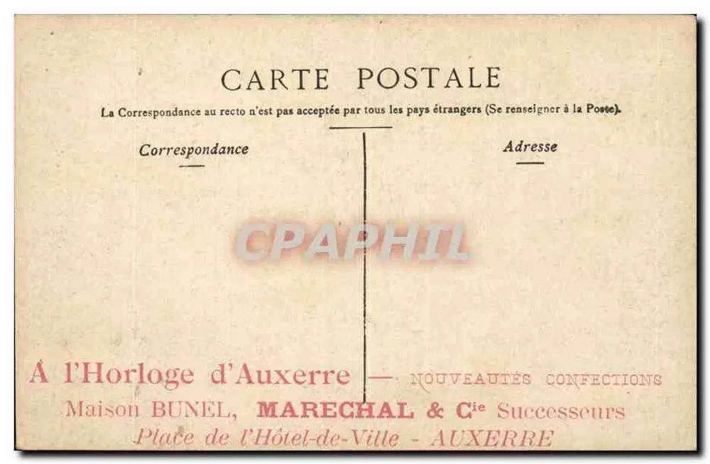 Lyon — Monument de Carnot — Staerck, Paris - Verso