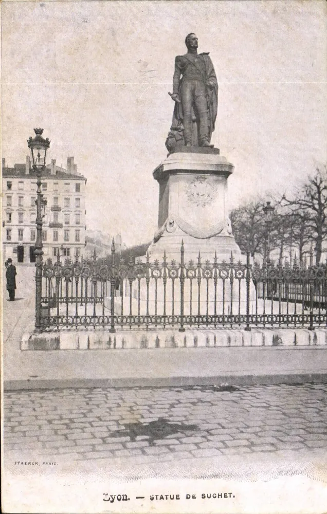 Lyon — Estátua de Suchet — Staerch, Paris - Frente