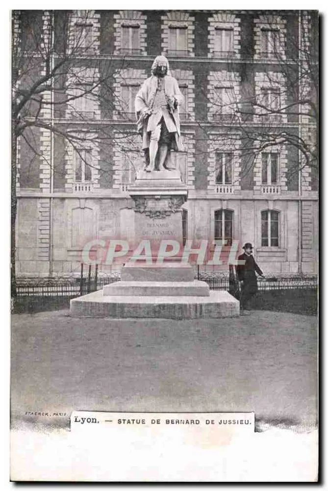 Lyon — Statue von Bernard de Jussieu — Verlag F. Thérench, Paris - Vorderseite