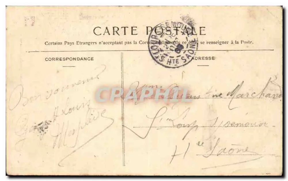 Lyon — Fachada da Basílica de Fourvière — Editor Nancy, n°22 - Verso