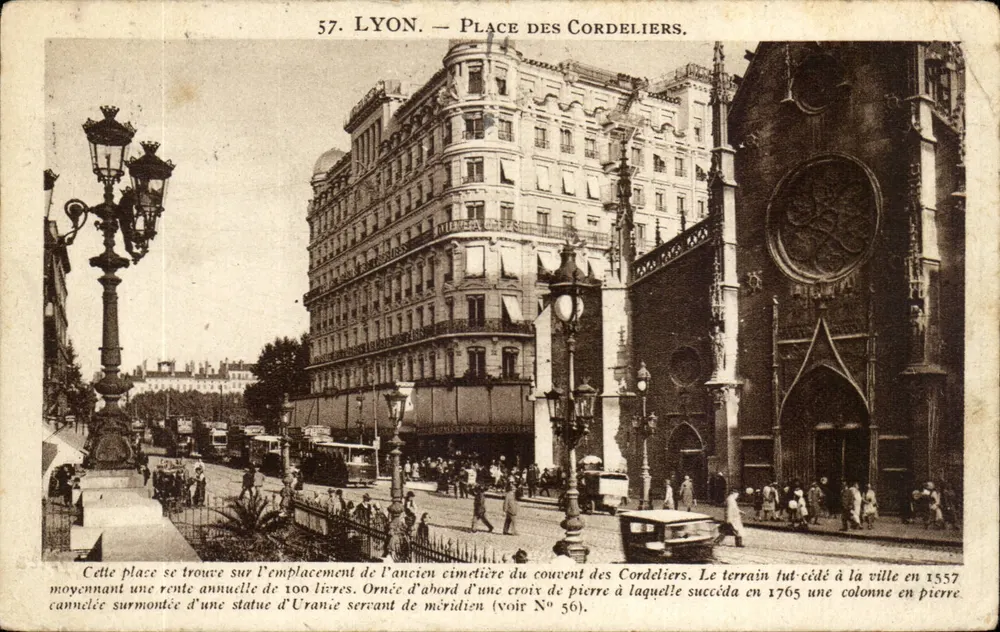 LYON — Plein des Cordeliers — X. Goutagny, uitg. N° 57 - Voorkant