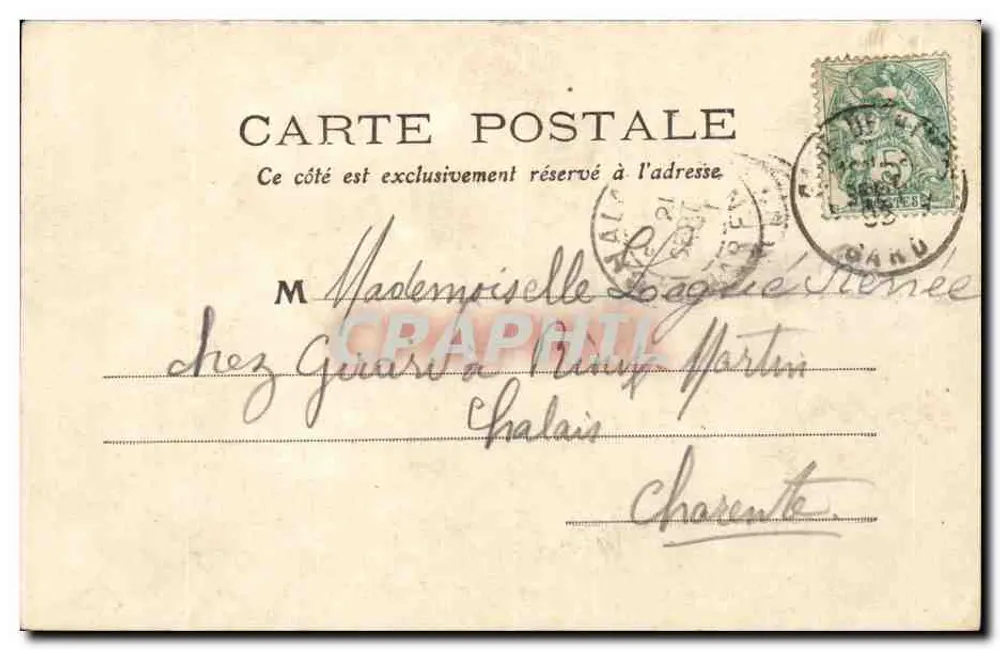 Nîmes — Vista geral — J.B.E.N.P. n°530 - Verso