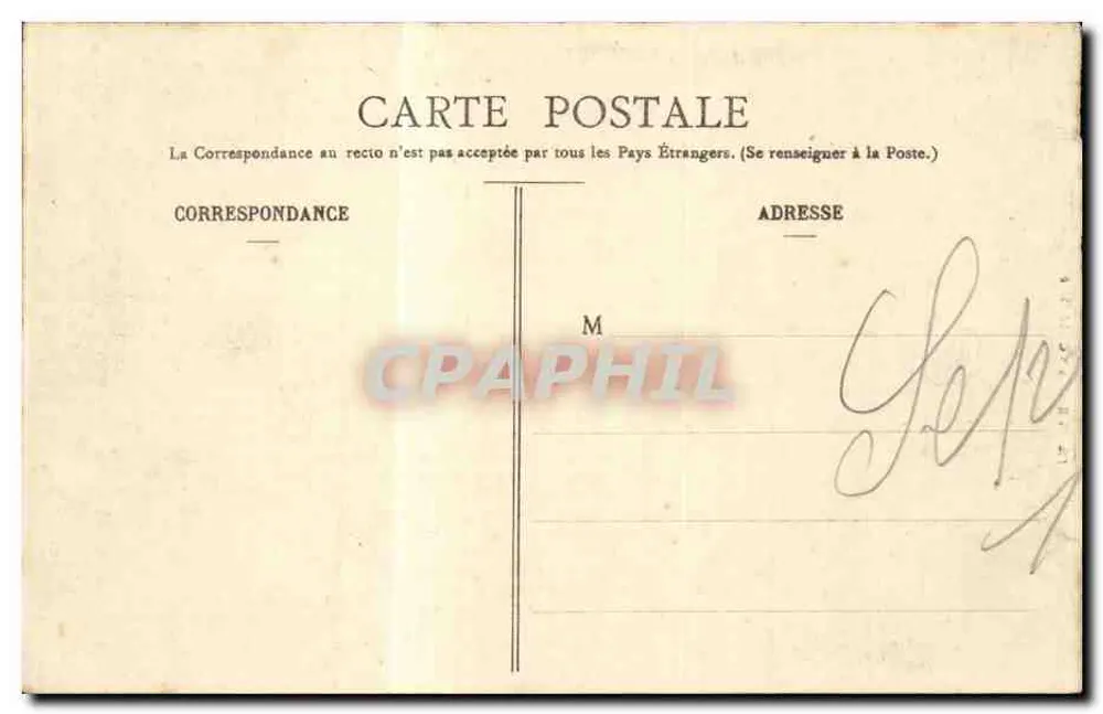 DAX hoje — O Porto e o Ponte — Lib. Vialle, Dax, Cliché Clonêt - Verso
