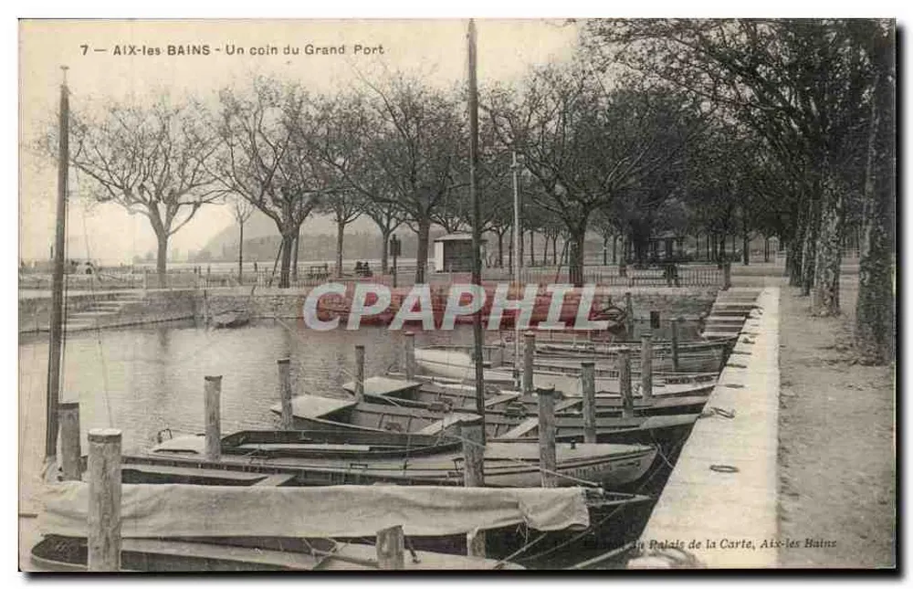 AIX-LES-BAINS - Ein Stück des Grand Port — Palais de la Carte, Aix-les-Bains, n°7 - Vorderseite