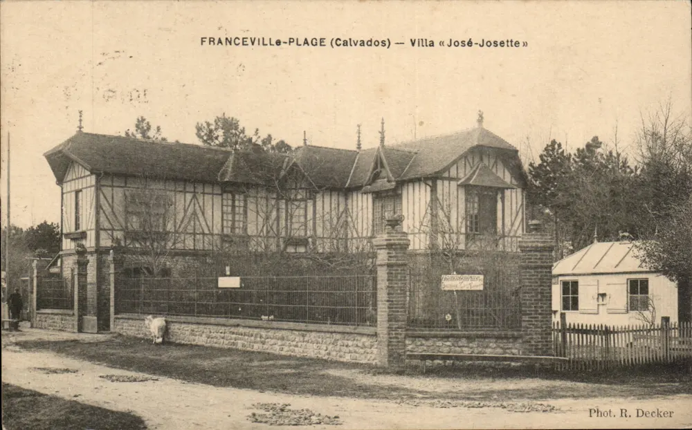 Franceville-Plage (Calvados) — Villa « José-Josette » — Fot. R. Decker - Vorderseite