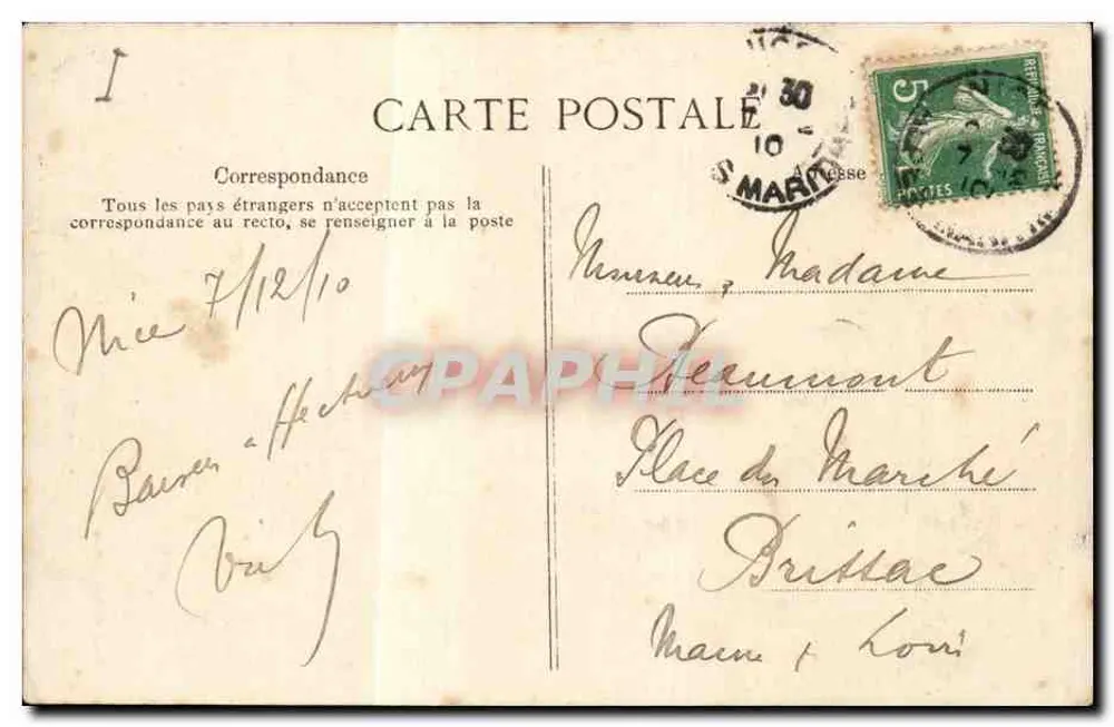 NICE — Um canto do porto — Photo-Cauvin - Nice, n°1343 - Verso