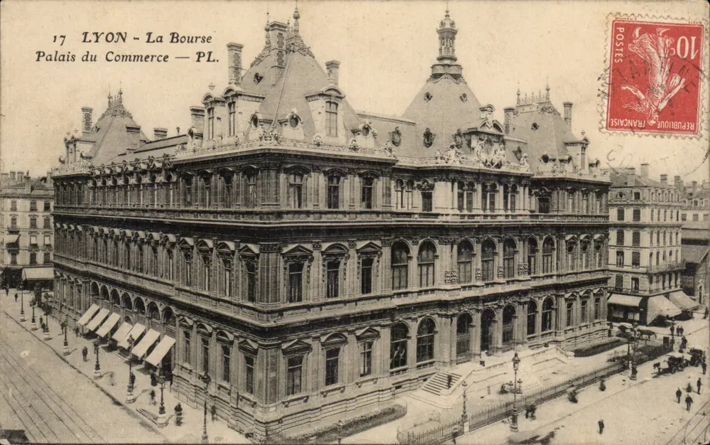 LYON - A Bolsa - Palácio do Comércio — PL. - Frente