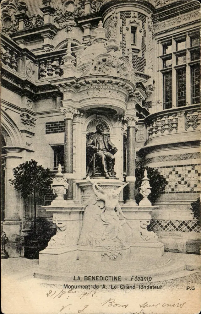 Denkmal von A. Le Grand Gründung — Fécamp — P.G. - Vorderseite