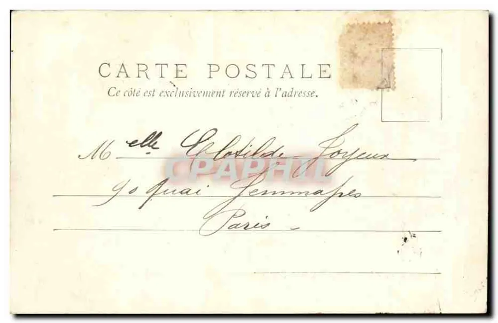 Issoudun — Kasernen Chateaurenault (68. Infanterie) — Verlag Mélaune, Nr. 12 - Rückseite