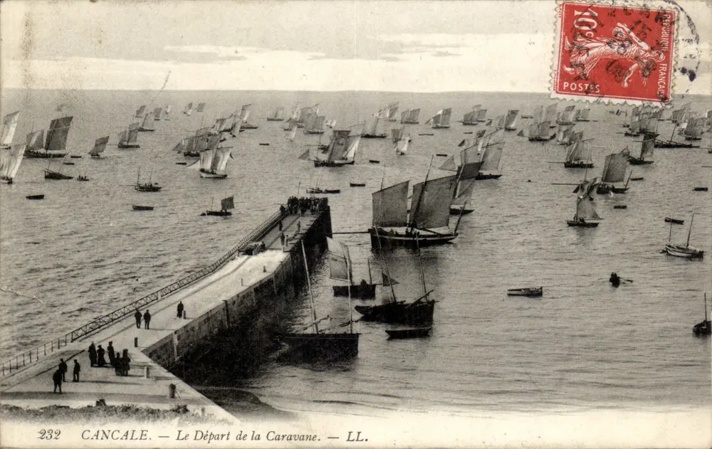 Cancale — A Partida da Caravana — LL. - Frente