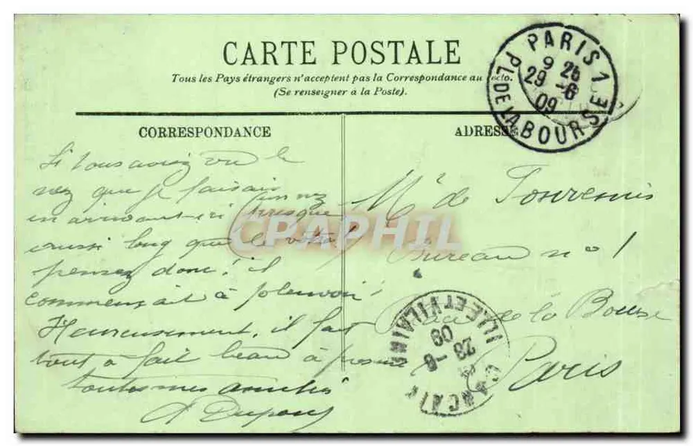 Cancale — A Partida da Caravana — LL. - Verso