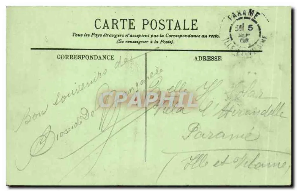 Cancale — O Môle no Dia das Regatas — LL. N° 234 - Verso