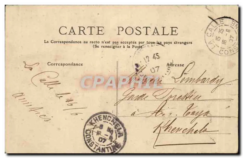 La Calle - Vista general — Colección G. L. C. — n°4 - Reverso