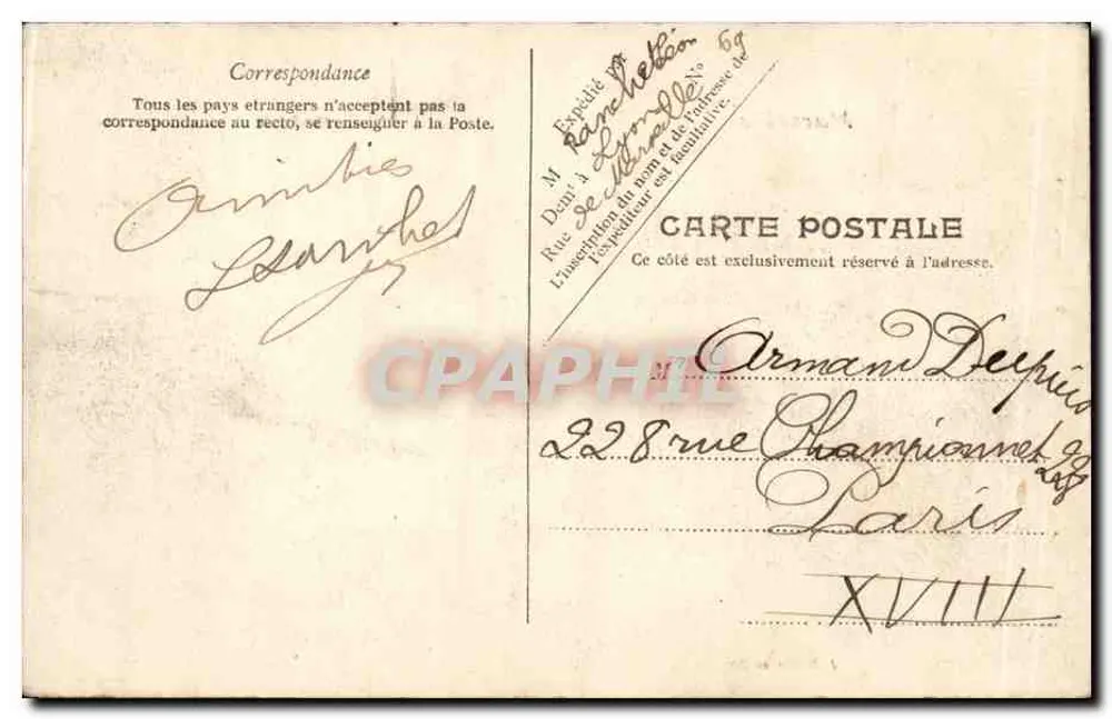Marseille — A Catedral — V.P. Paris, No.4 - Verso