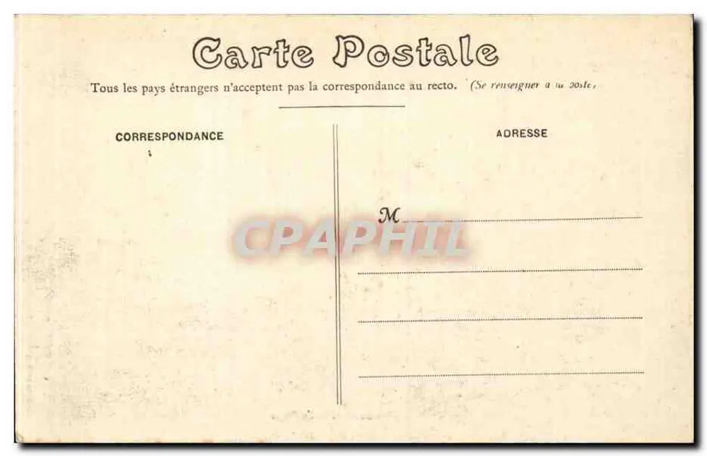 Arcachon — A Praia — Coleção V. Faure - Verso