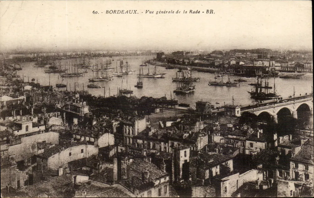Bordeaux – ogólne widok z Rade – BR, nr 60 - Awers
