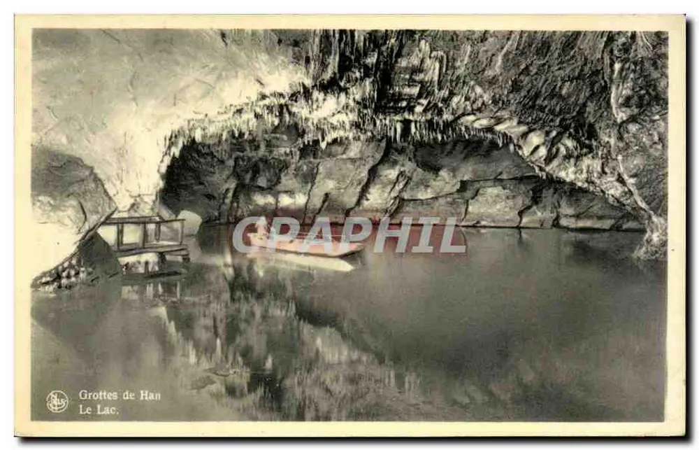 Grutas de Han — O Lago — Propriedade de Han-sur-Lac - Frente