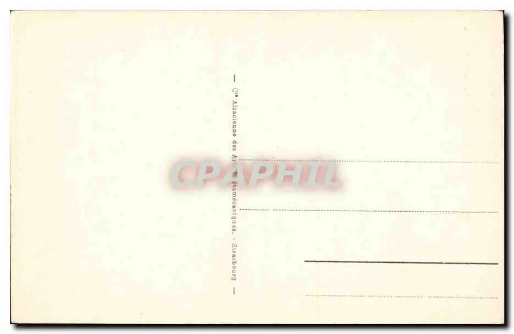 Estrasburgo - A Catedral — editor desconhecido, n° 251 - Verso