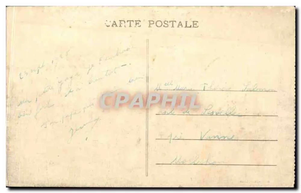 Camp de Mailly — 285 mm Berceau-Kanone — A. Niénot, Verleger - Rückseite