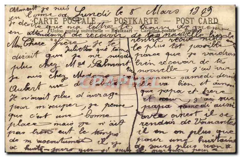 Saumur — Rue Nationale — Édit. Y. Yungur, Saumur - Verso