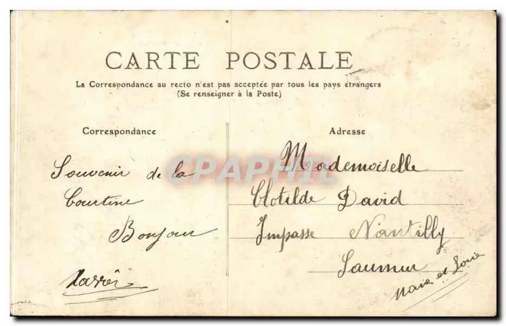 La Courtine — Lager der 1. Brigade — Panoramablick - Rückseite