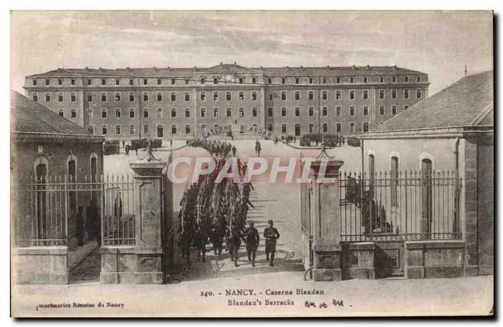 Nancy - Caserne Blandan — Blandan's Barracks — Marchandises du Koney - Frente
