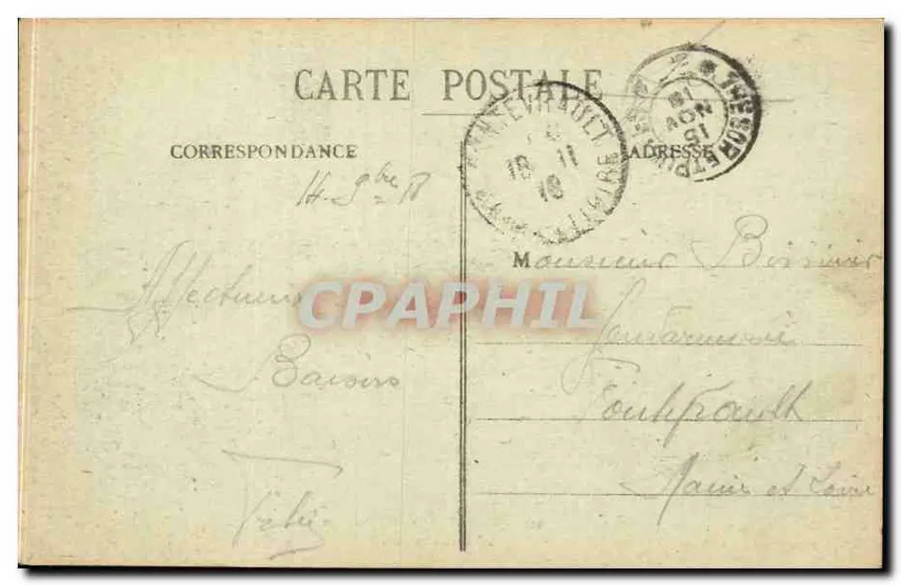 Nancy - Caserne Blandan — Blandan's Barracks — Marchandises du Koney - Verso